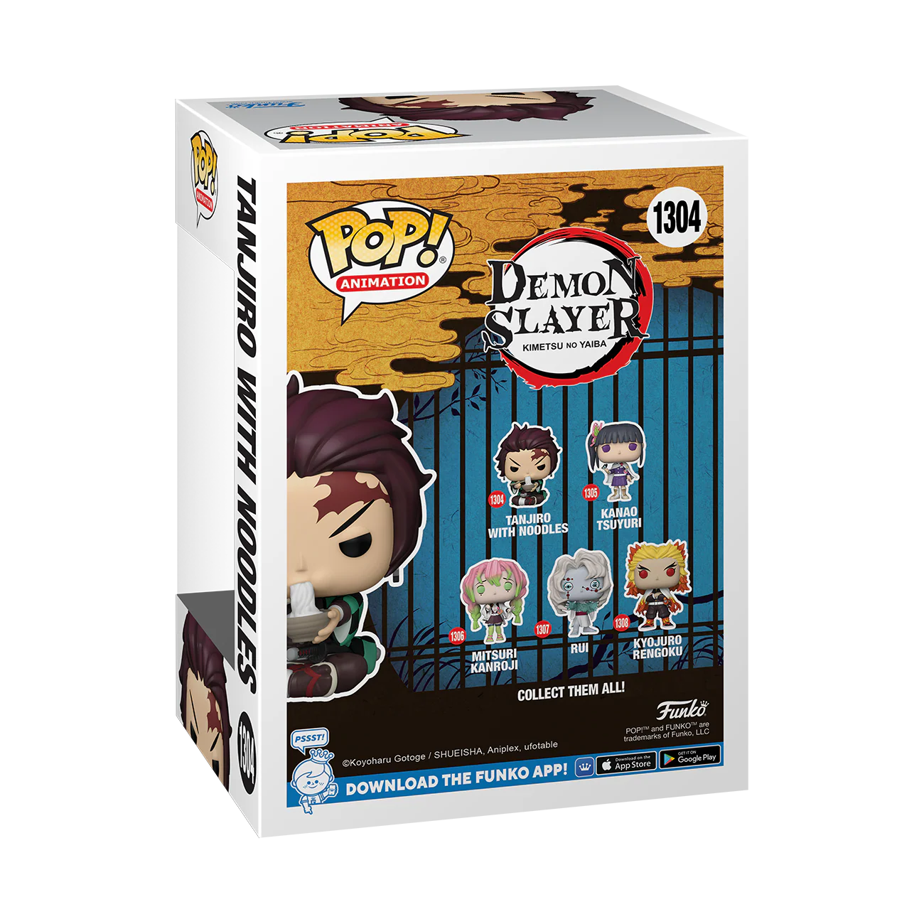 Tanjiro with Noodles Demon Slayer Funko Pop! Anime Vinyl Figure - Image 3
