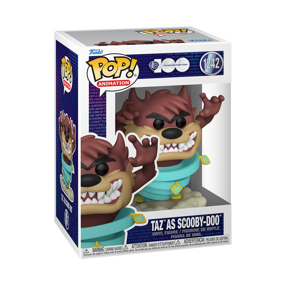 Taz as Scooby Looney Tunes Funko Pop! Animation Vinyl Figure - Image 2