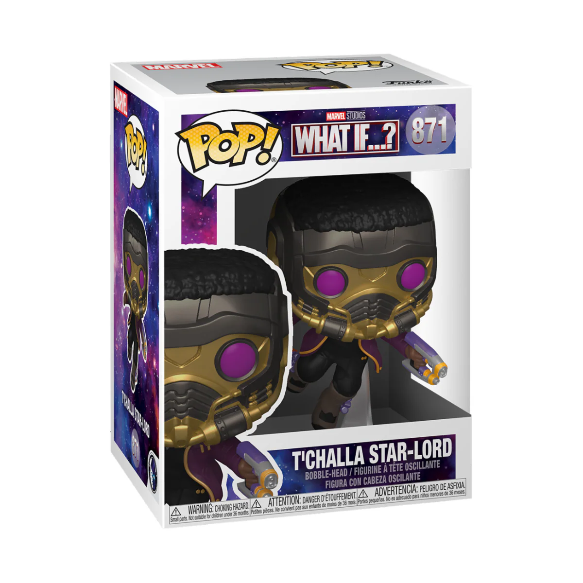 T'Challa Star-Lord What...if? Funko Pop! Marvel Vinyl Figure - Image 3