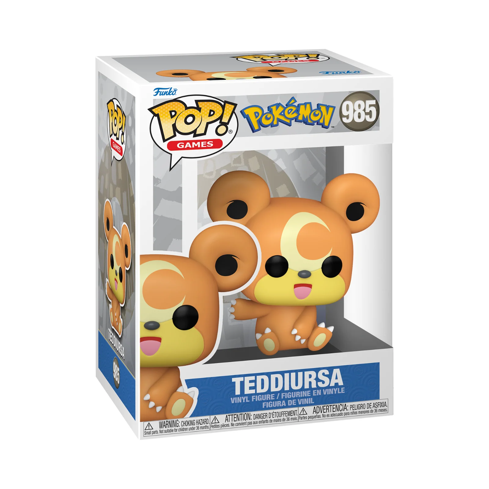 Teddiursa Pokemon Funko Pop! Games Vinyl Figure - Image 3