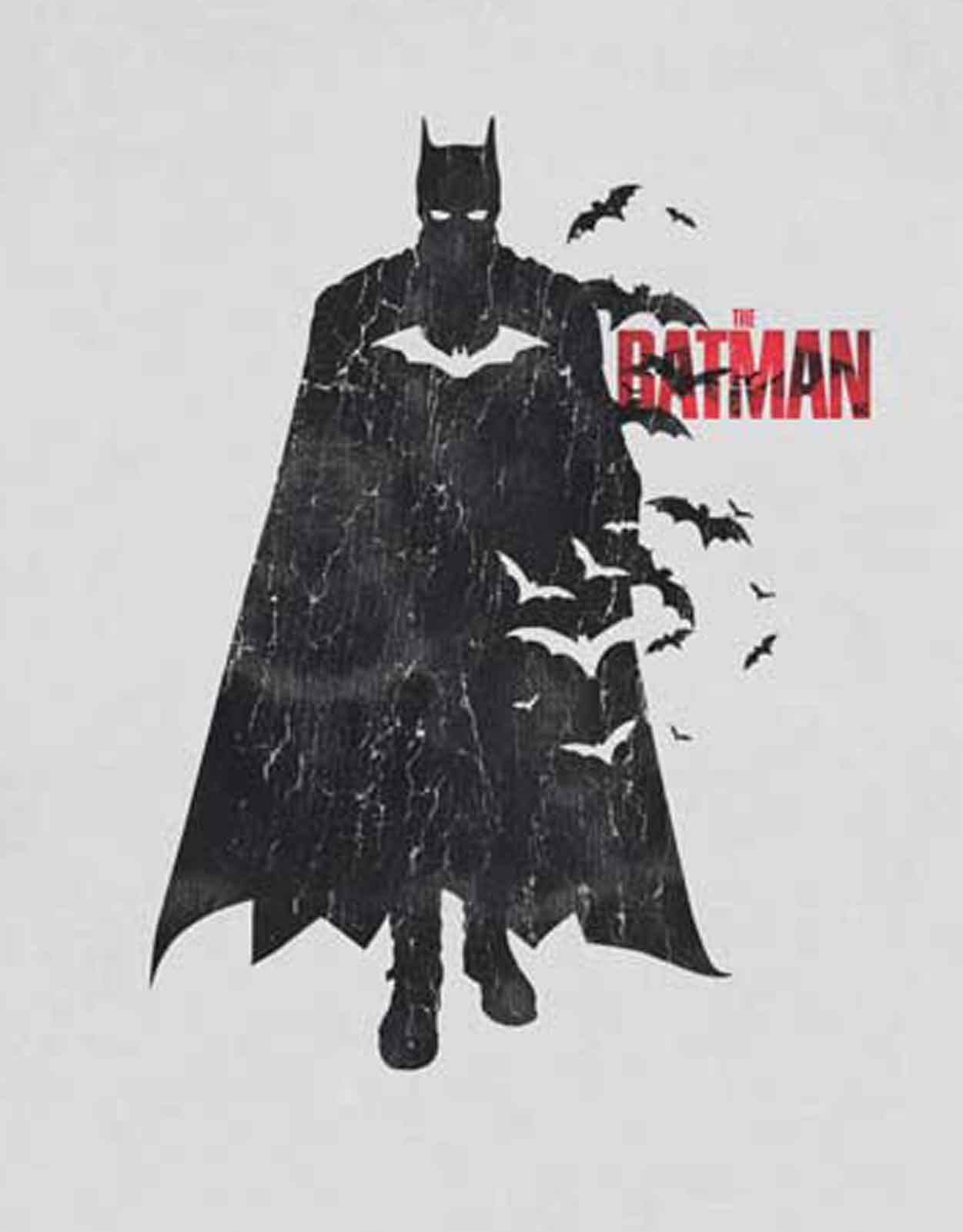 The Batman Distressed Figure T Shirt - Image 3