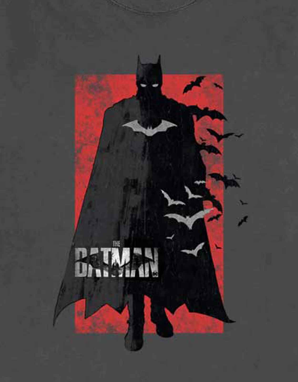 The Batman Distressed Logo T Shirt - Image 3