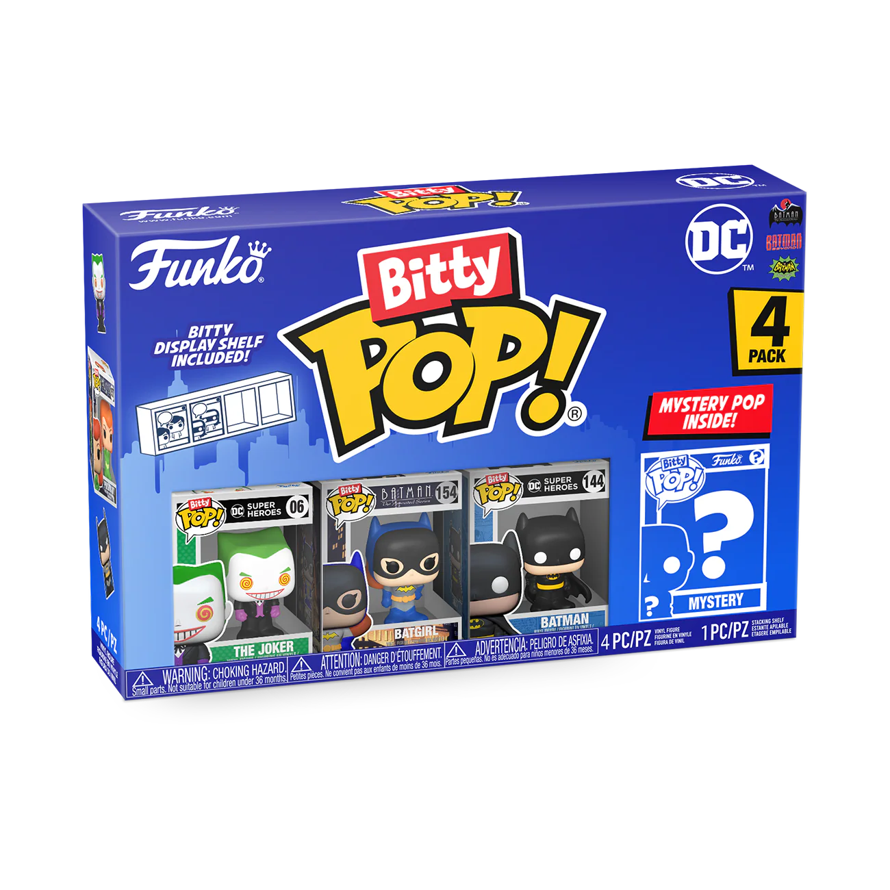 The Joker 4-Pack DC Comics Funko Bitty Pop! Vinyl Figures - Image 3