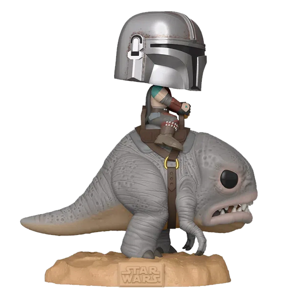 The Mandalorian on Blurrg Star Wars Funko Pop! Rides Vinyl Figure