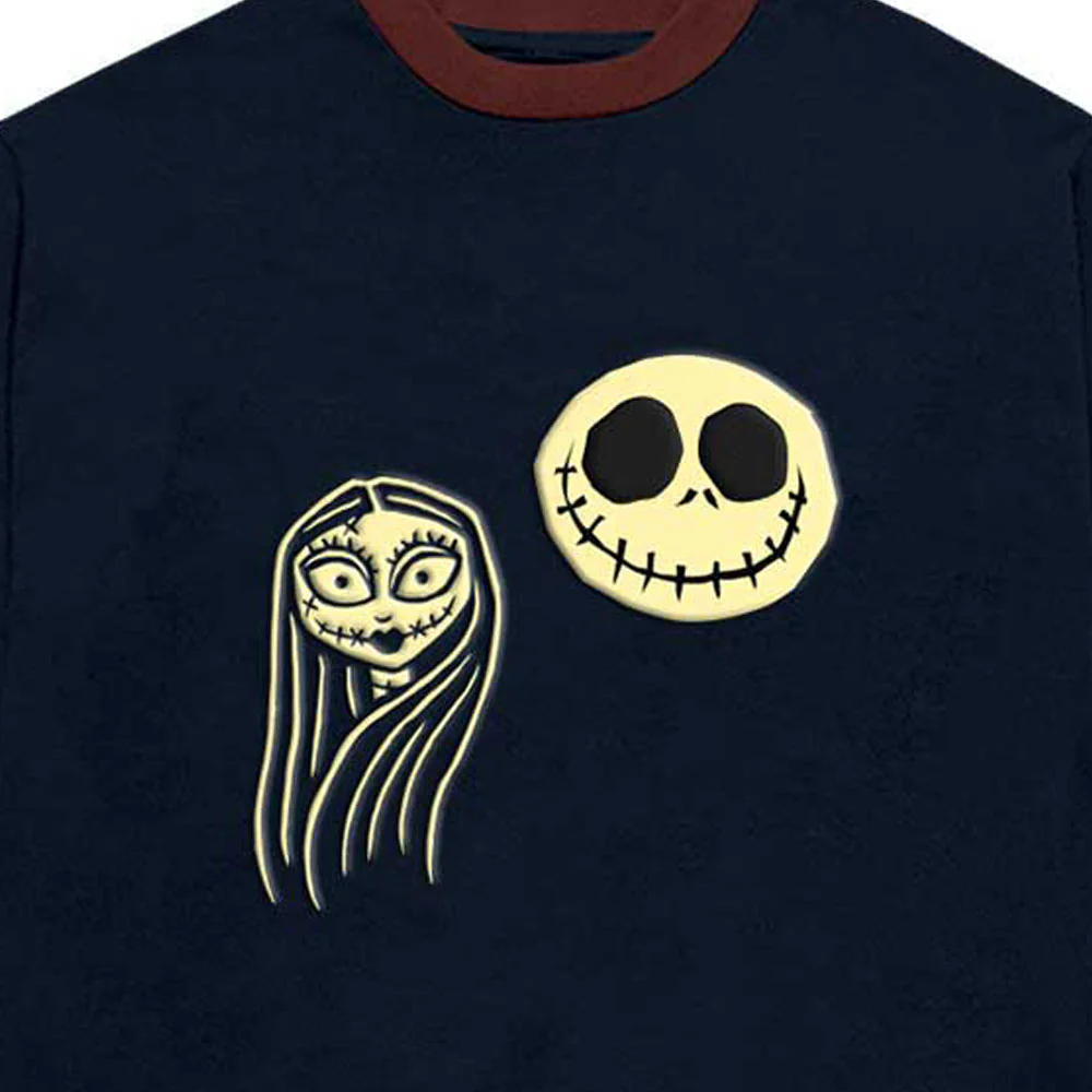 The Nightmare Before Christmas Faces AOP Long Sleeve T Shirt - Image 2