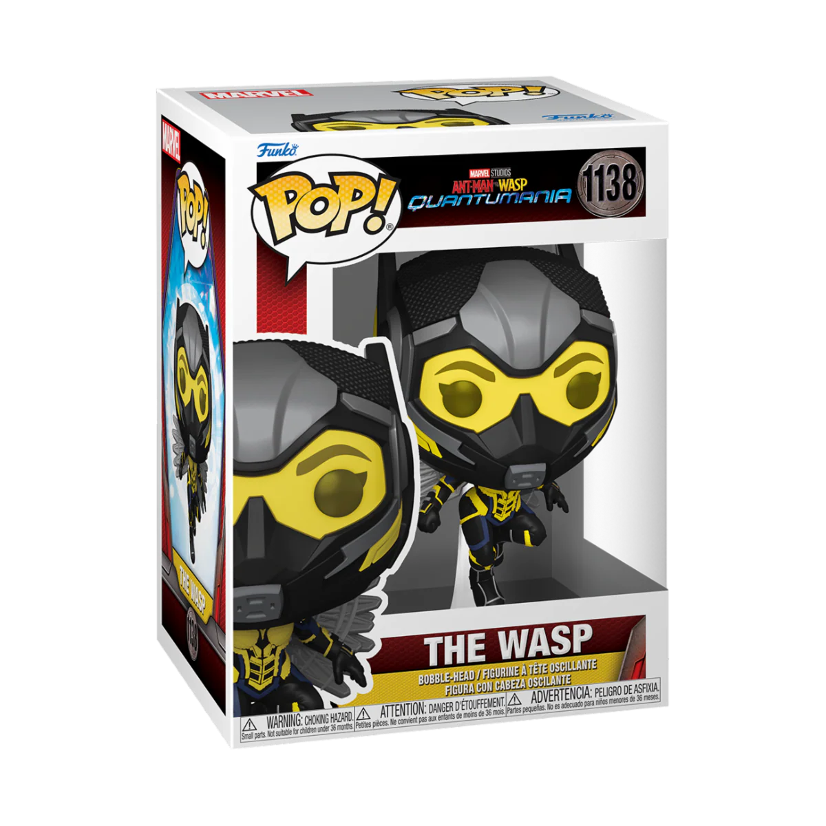 The Wasp Ant-Man Quantumania Funko Pop! Marvel Vinyl Figure Common + CHASE Bundle - Image 4