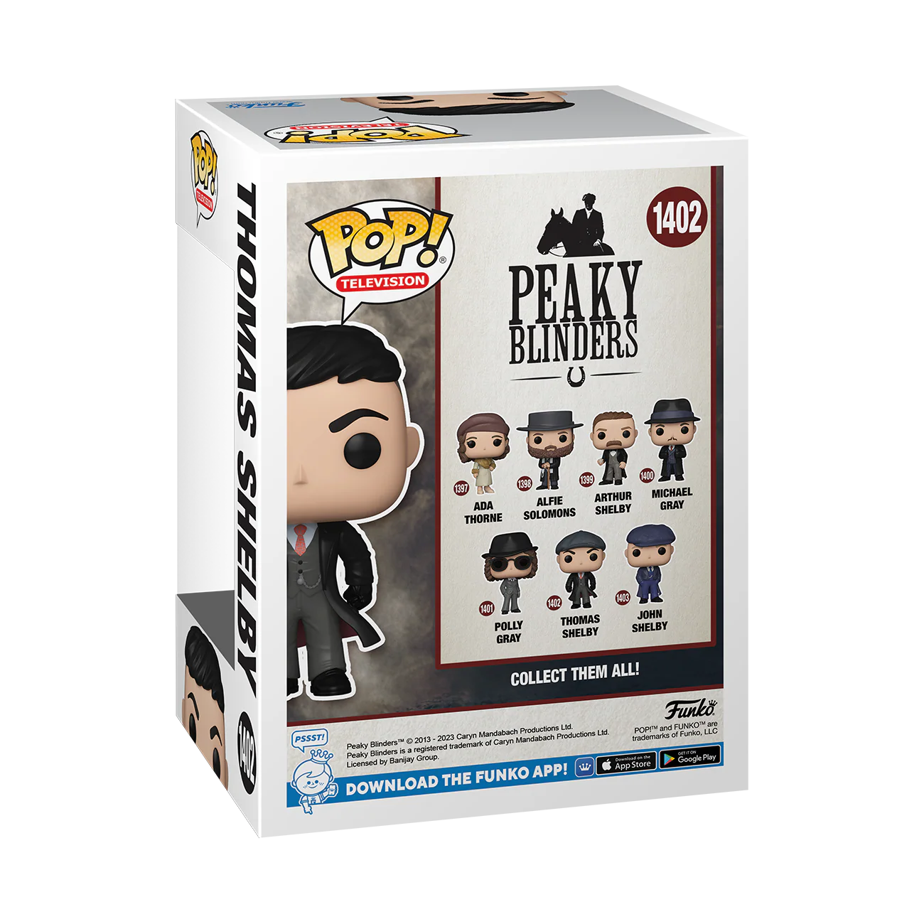 Thomas Shelby Peaky Blinders Funko Pop! TV Vinyl Figure Common + Chase Bundle - Image 7