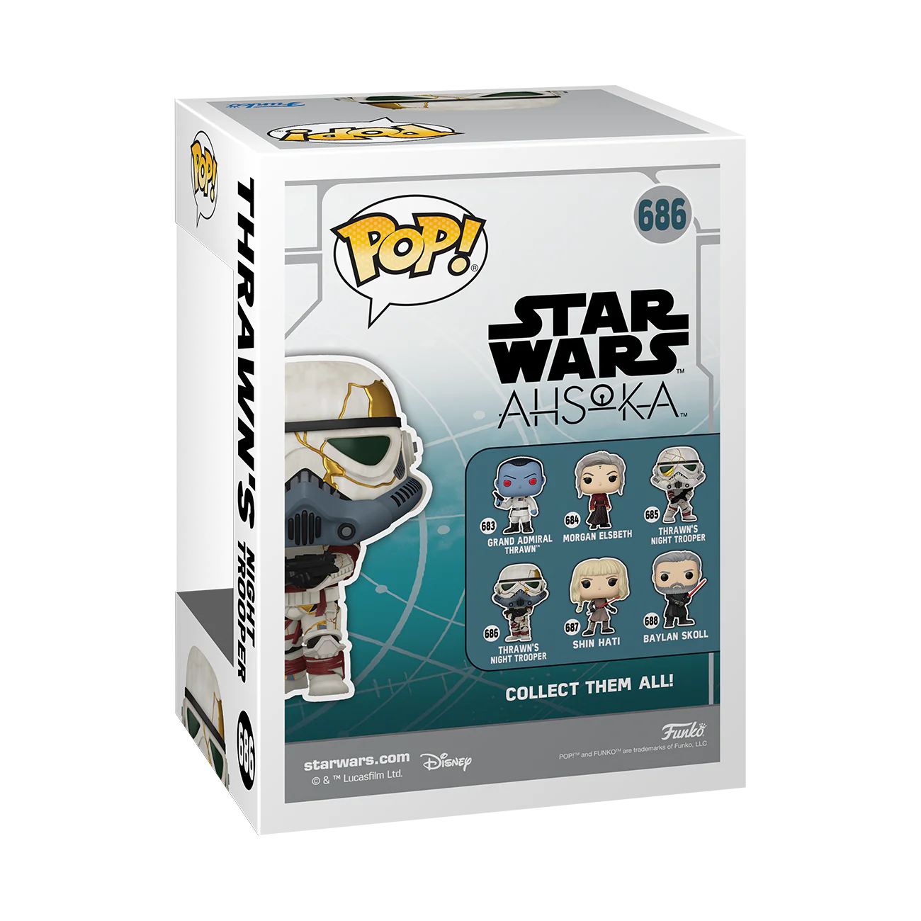 Thrawn's Night Trooper (Blue) Ahsoka Funko Pop! Star Wars Vinyl Figure - Image 3