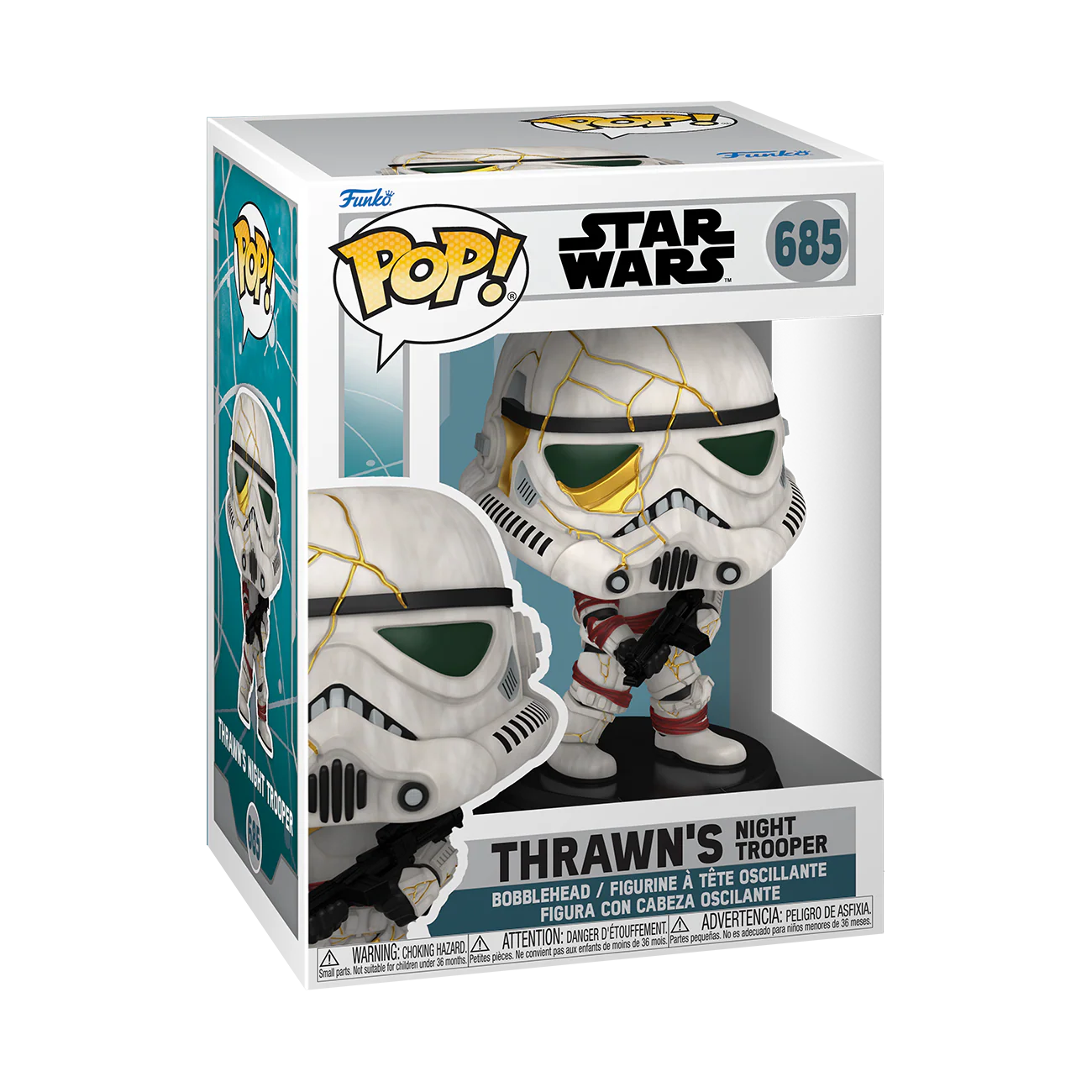 Thrawn's Night Trooper (White) Ahsoka Funko Pop! Star Wars Vinyl Figure - Image 2