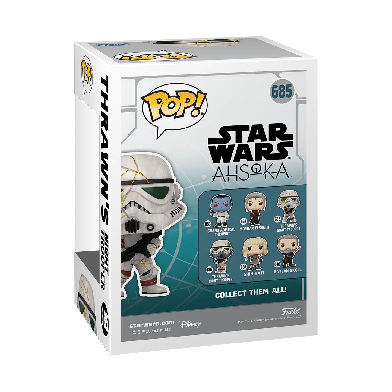 Thrawn's Night Trooper (White) Ahsoka Funko Pop! Star Wars Vinyl Figure - Image 3