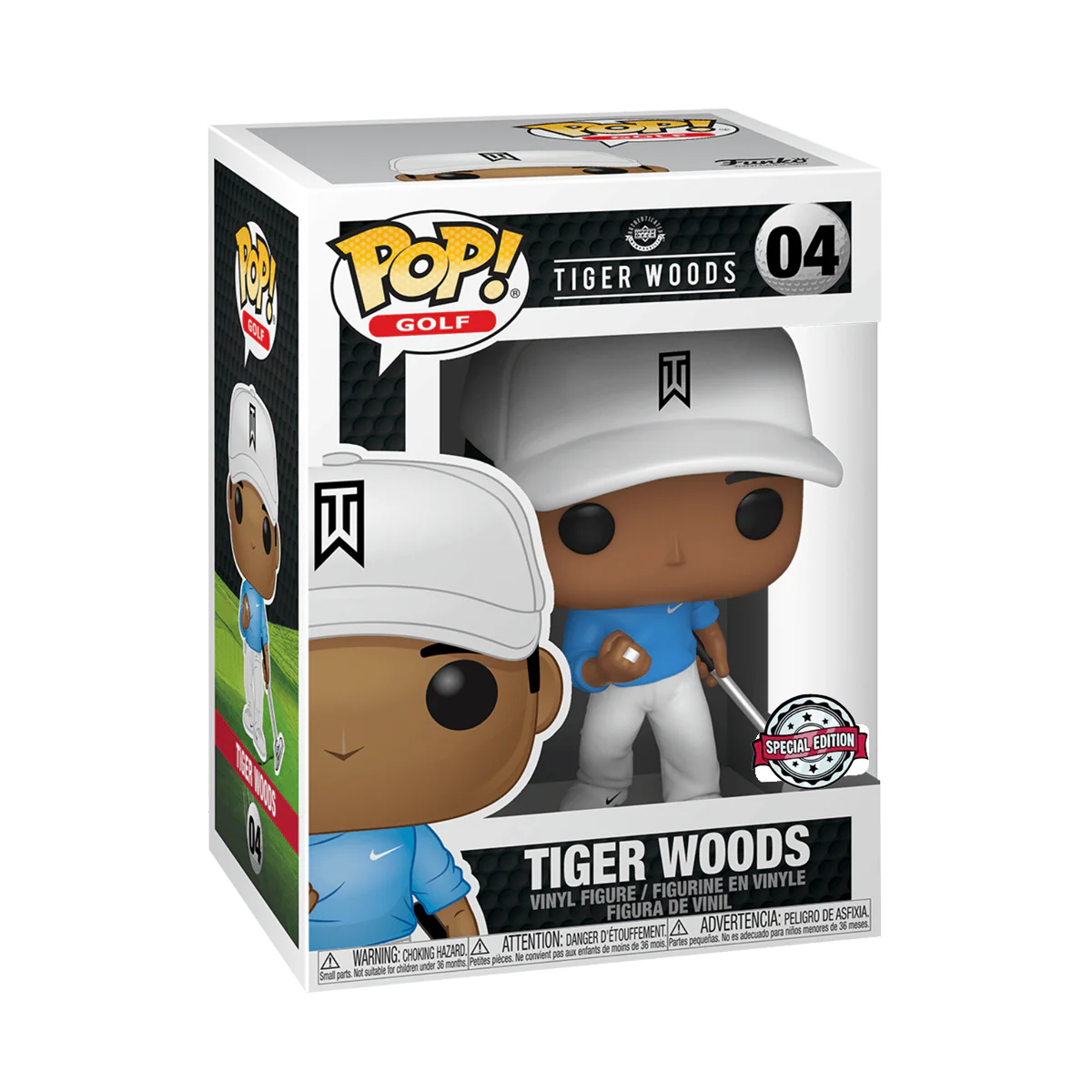 Tiger Woods (Blue Shirt) Golf Funko Pop! Sports Vinyl Figure - Image 3