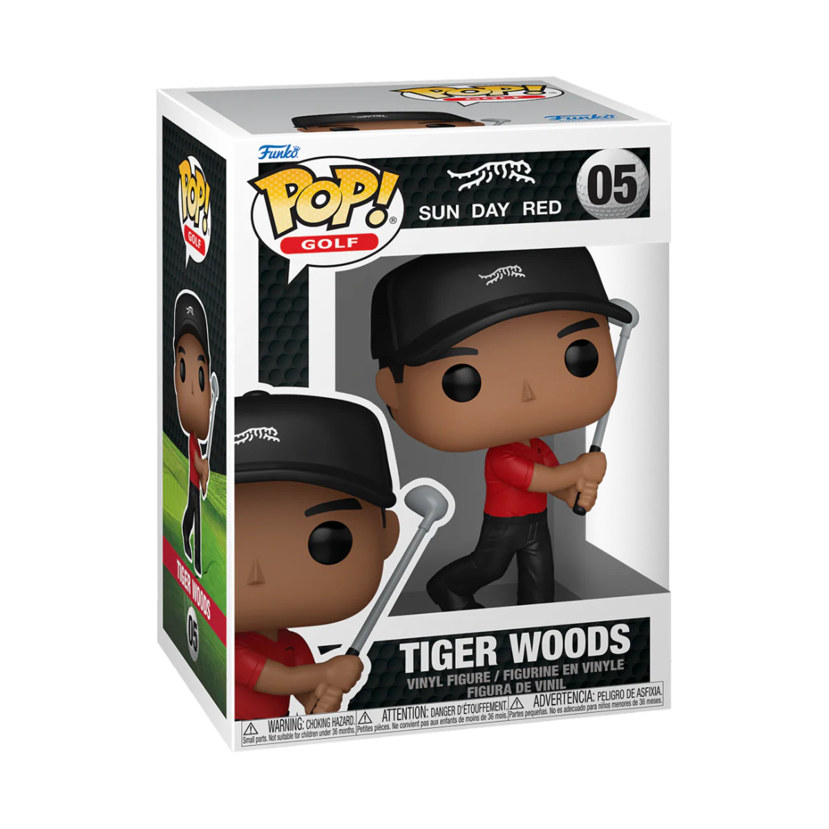 Tiger Woods (Sun Day Red) Funko Pop! Golf Vinyl Figure - Image 2