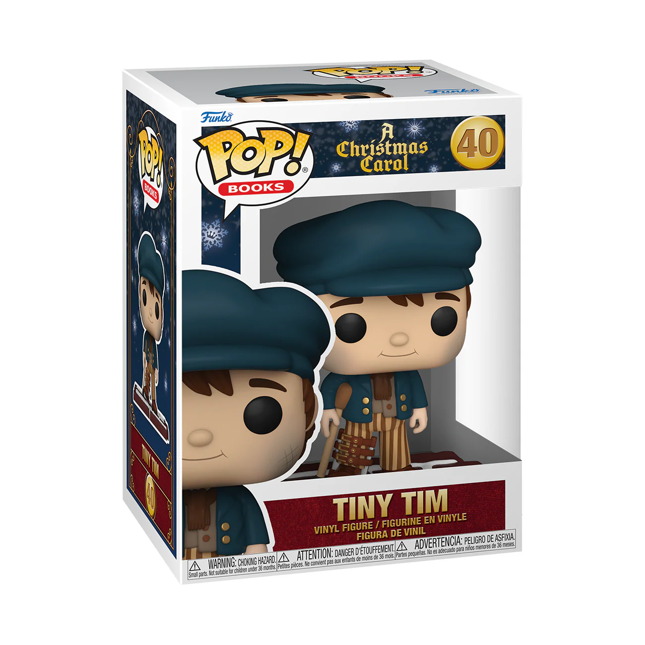 Tiny Tim A Christmas Carol Funko Pop! Books Vinyl Figure - Image 3