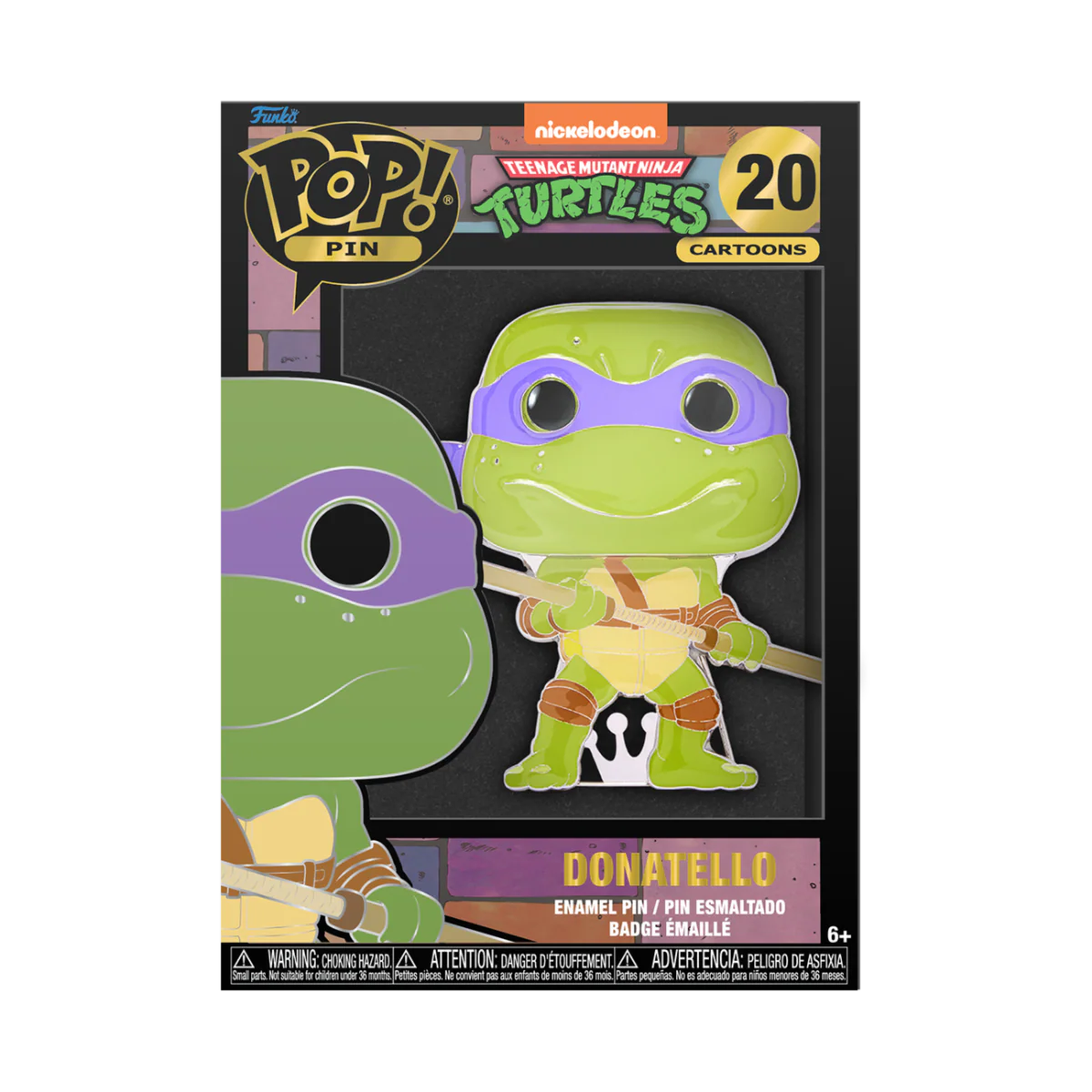 TMNT Funko Pop! Movies Pin Bundle of 4 - Image 2
