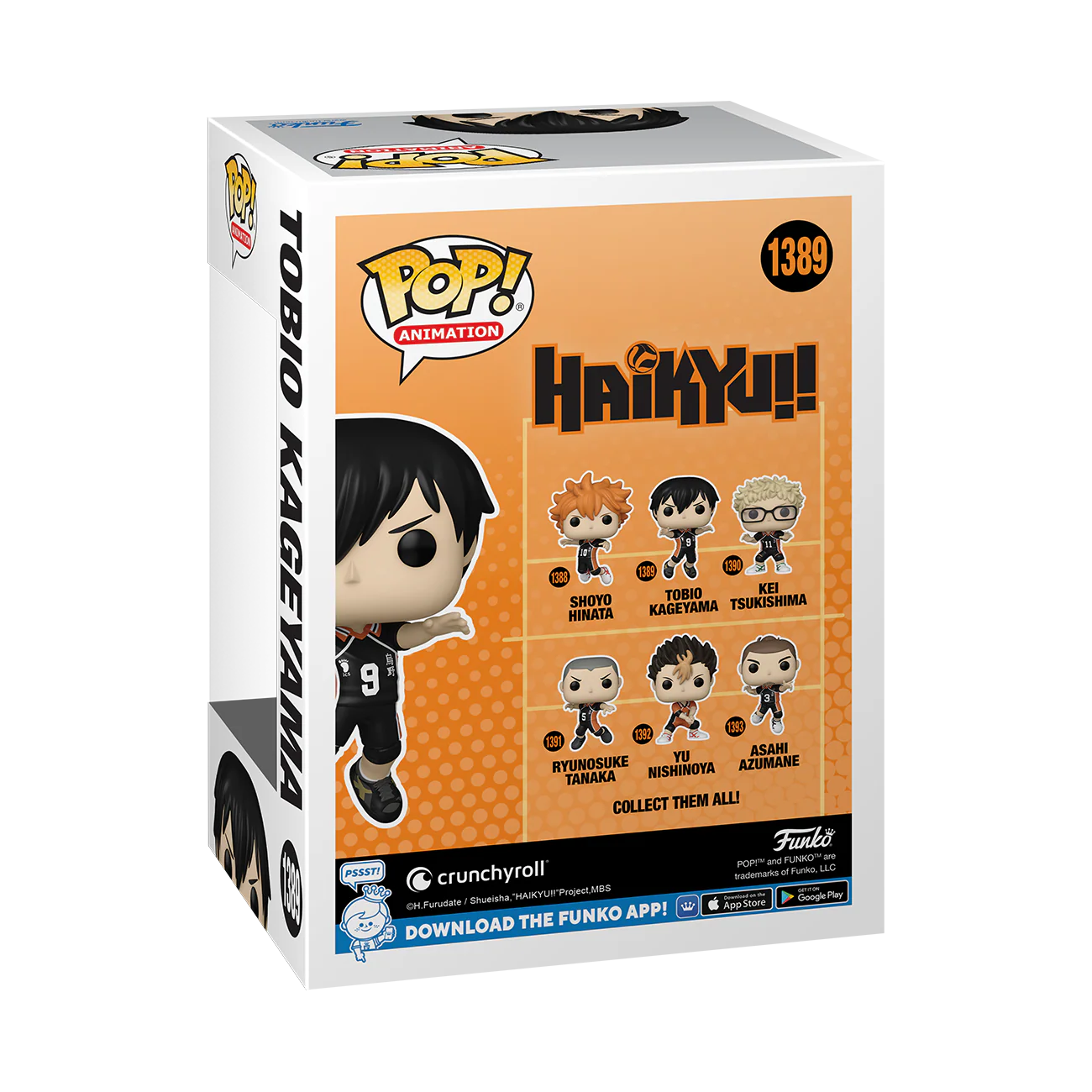 Tobio Kageyama Haikyu!! Funko Pop! Anime Vinyl Figure - Image 3