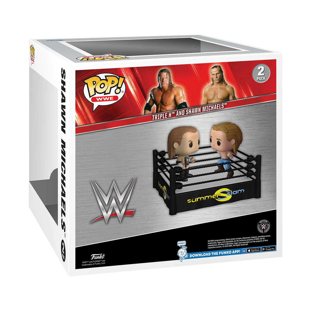 Triple H vs Shawn Michaels (Summer Slam) WWE Funko Pop! Moment Vinyl Figure - Image 3