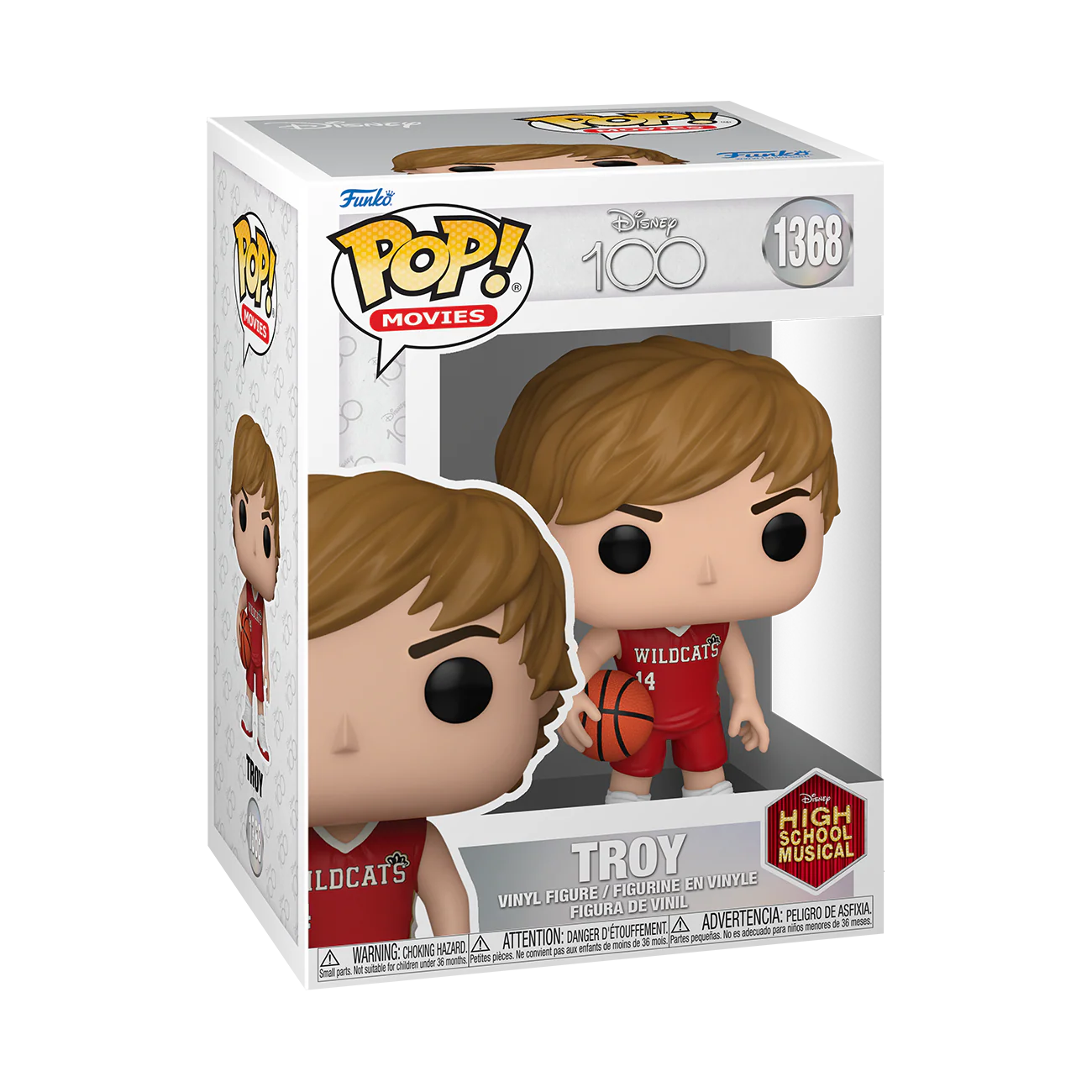 Troy High School Musical Funko Pop! Disney Vinyl Figure - Image 2