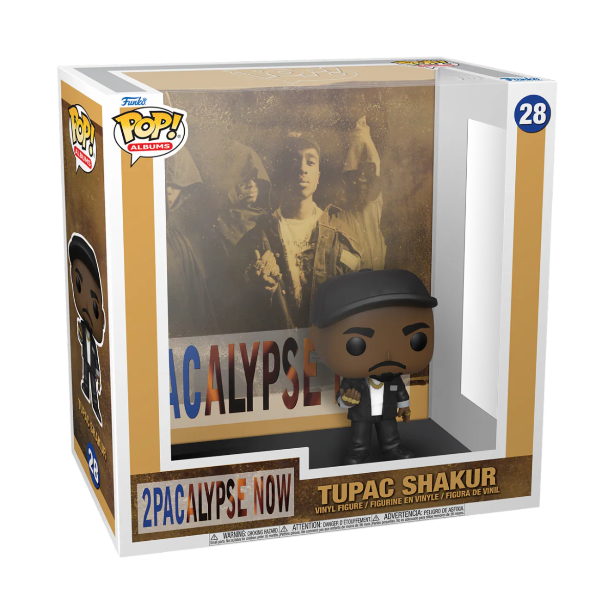 Tupac (2Pacalypse Now) Funko Pop! Album Cover Vinyl Figure
