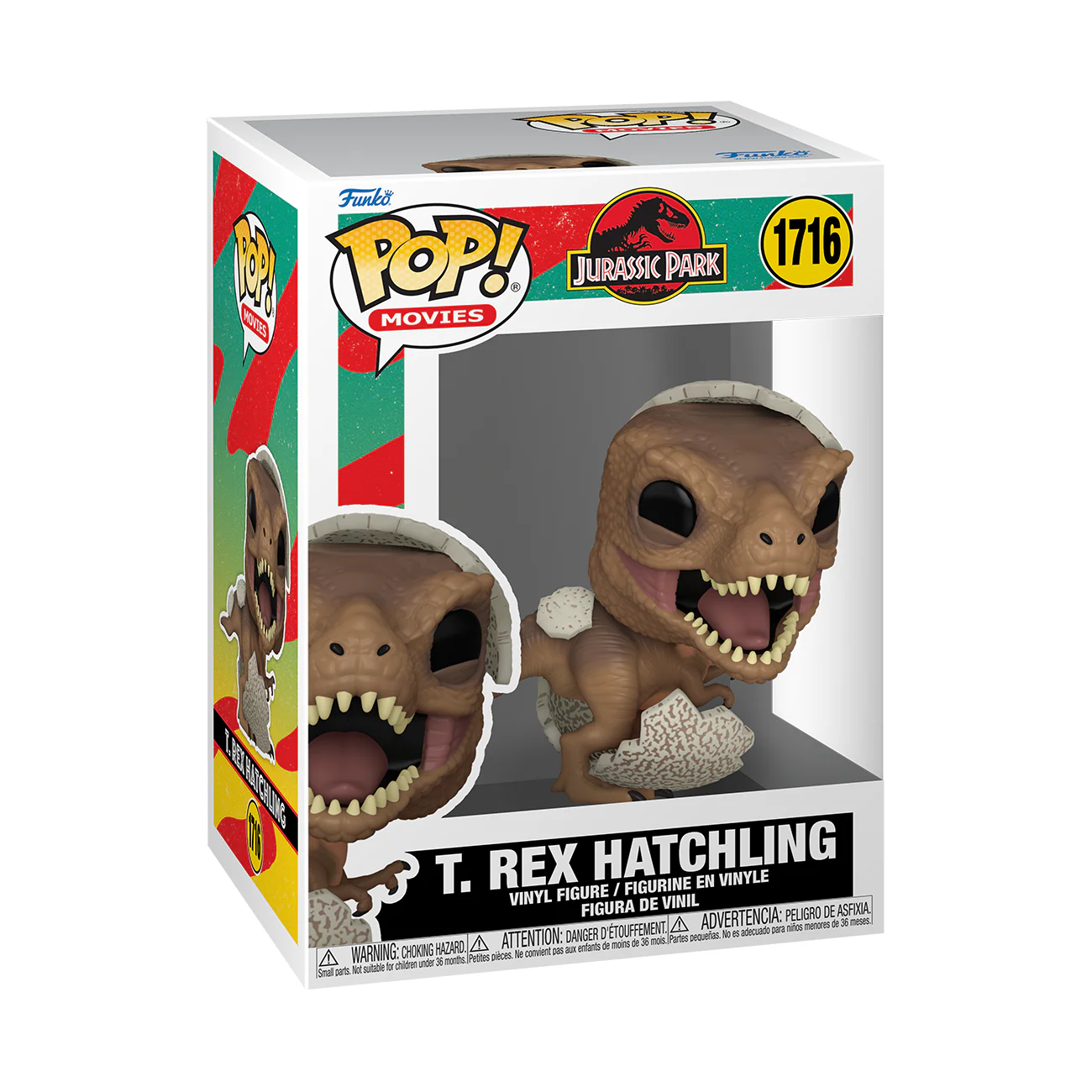 Tyrannosaurus Rex (Hatchling) Jurassic Park Funko Pop! Movies Vinyl Figure - Image 3