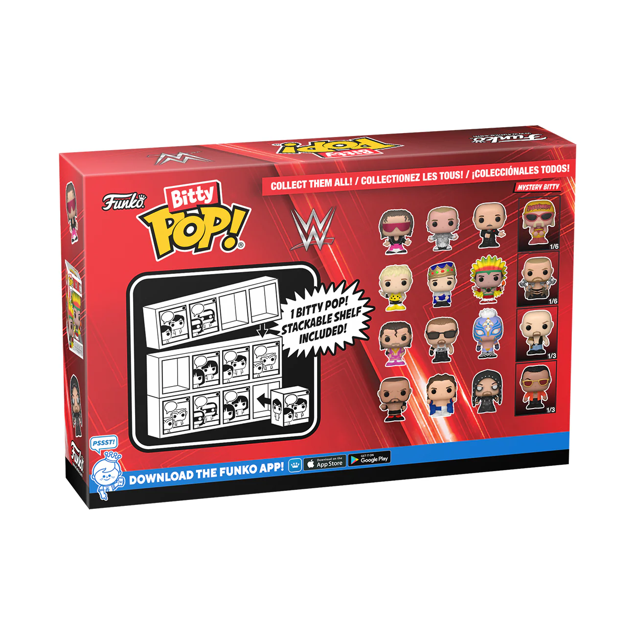 Undertaker 4-Pack WWE Funko Bitty Pop! Vinyl Figures - Image 3