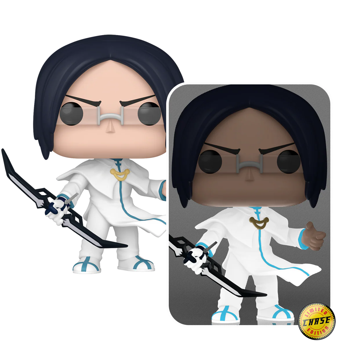 Uryu Ishida Bleach Funko Pop! Anime Vinyl Figure Common + Chase Bundle