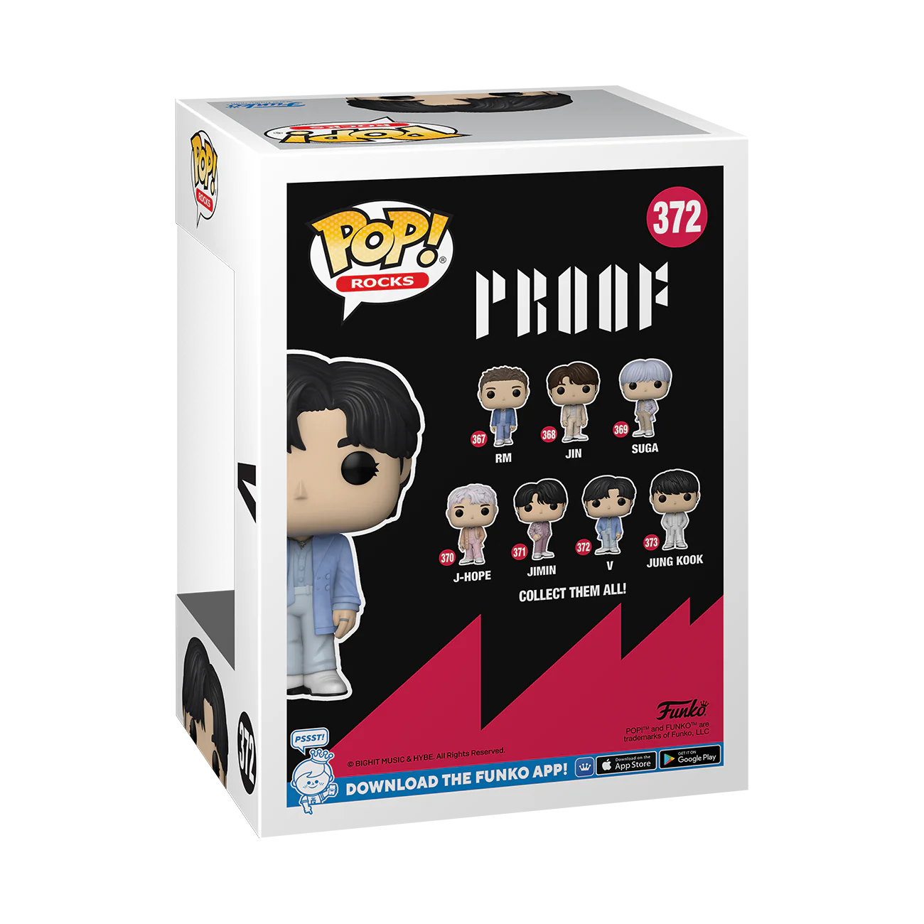 V (Proof) BTS Funko Pop! Rocks Vinyl Figure - Image 3