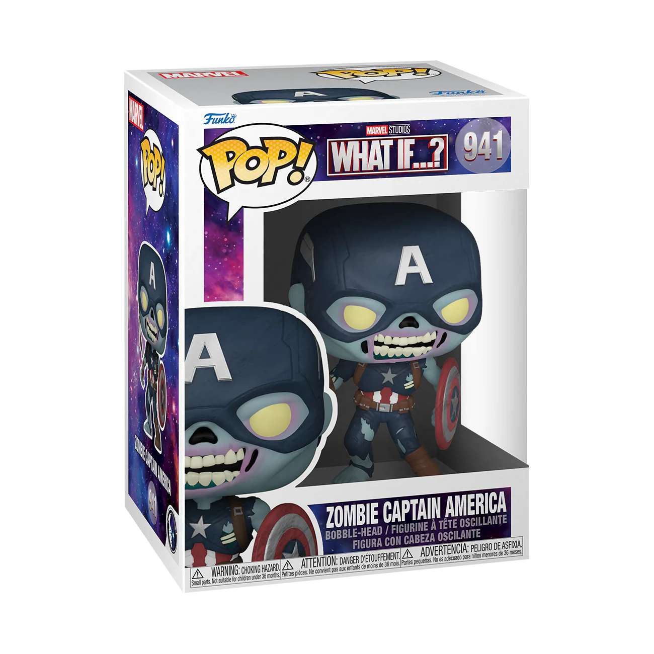 Zombie Captain America What...if? Funko Pop! Marvel Vinyl Figure