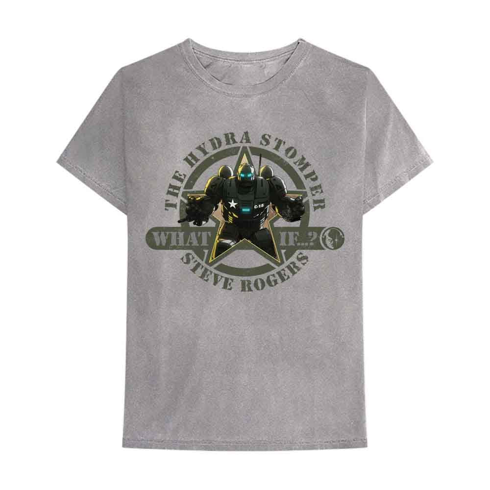 What If T Shirt Hydra Stomper new Official Marvel Comics Mens Grey