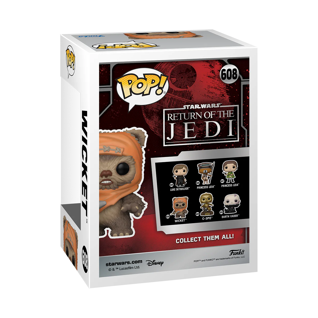 Wicket Funko Pop! Star Wars Vinyl Figure - Image 3