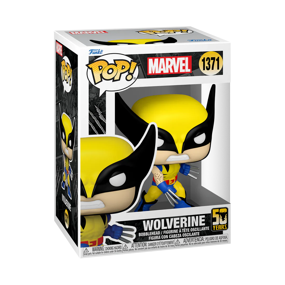 Wolverine 50th Anniversary Funko Pop! Marvel Vinyl Figure Bundle of 4 - Image 3