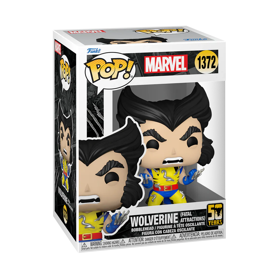 Wolverine 50th Anniversary Funko Pop! Marvel Vinyl Figure Bundle of 4 - Image 5
