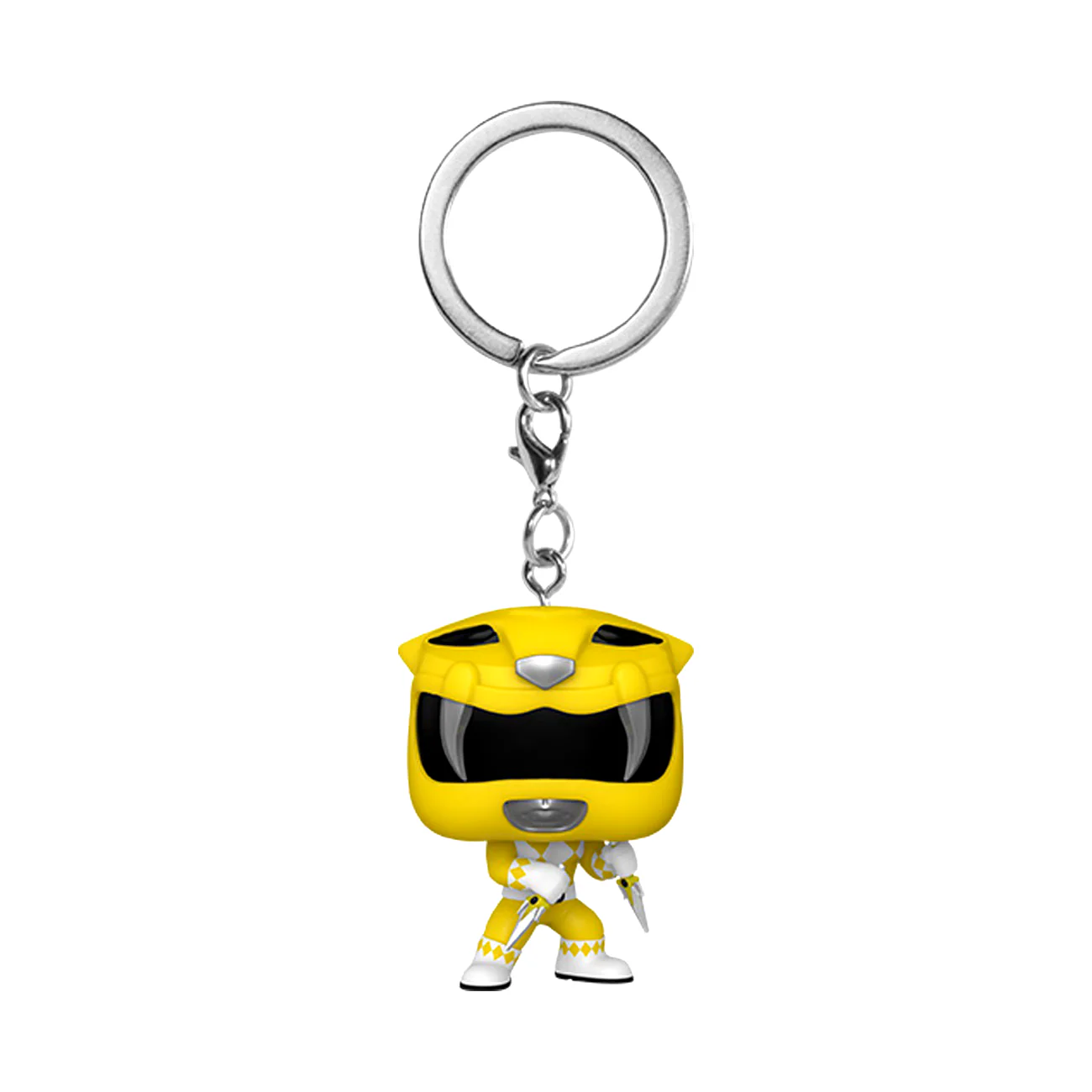 Yellow Ranger Power Rangers Funko Pocket Pop! TV Keychain - Image 2