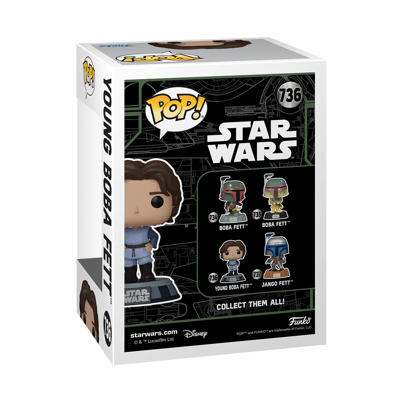 Young Boba Fett Legacy Funko Pop! Star Wars Vinyl Figure - Image 3