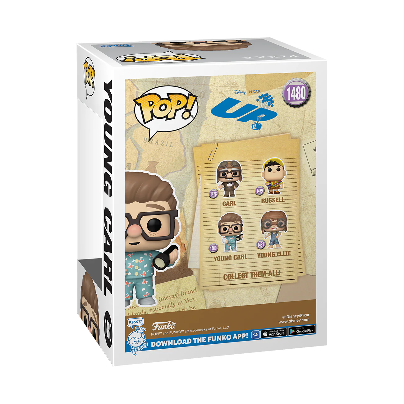 Young Carl UP Funko Pop! Disney Vinyl Figure - Image 3