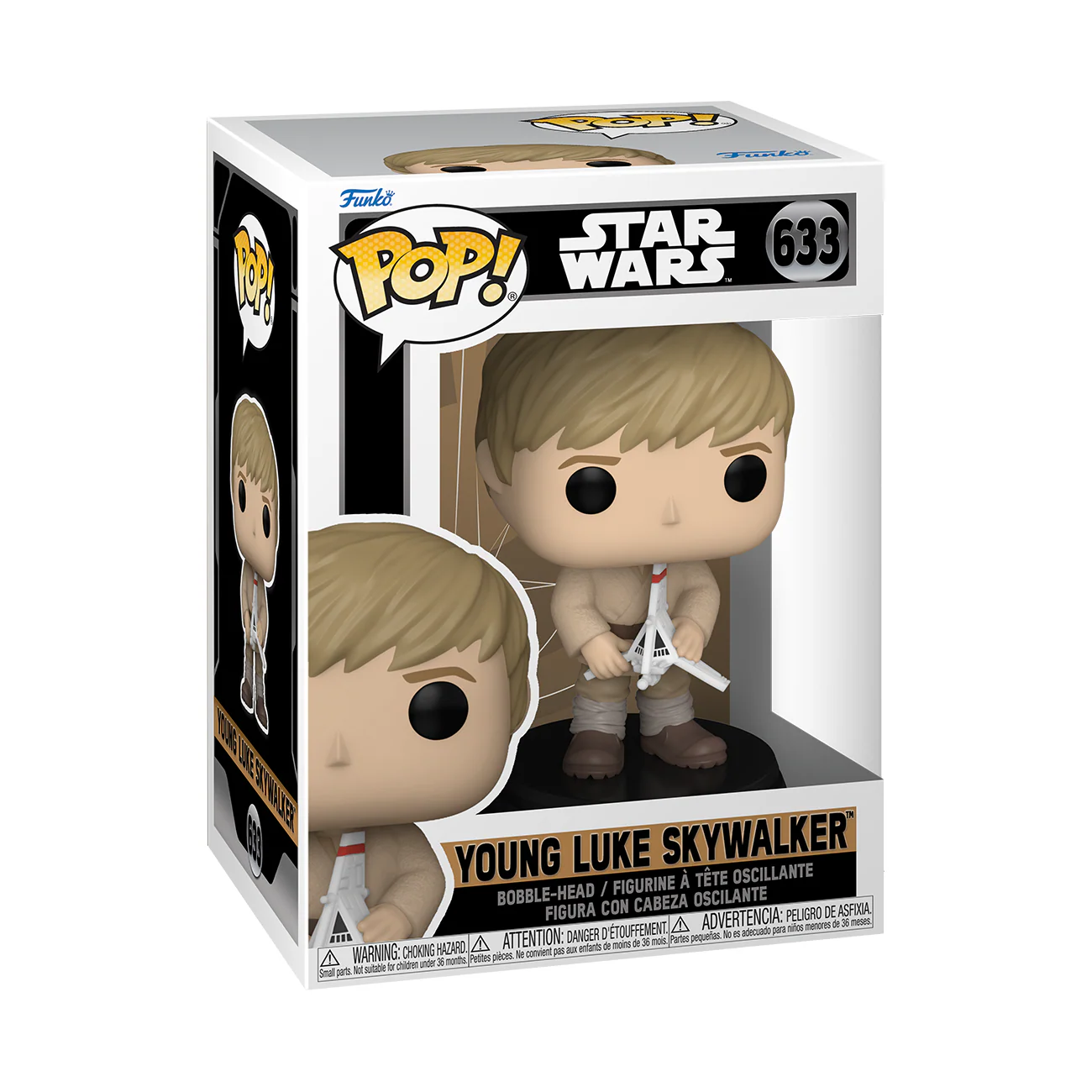 Young Luke Obi-Wan Kenobi Funko Pop! Star Wars Vinyl Figure - Image 3