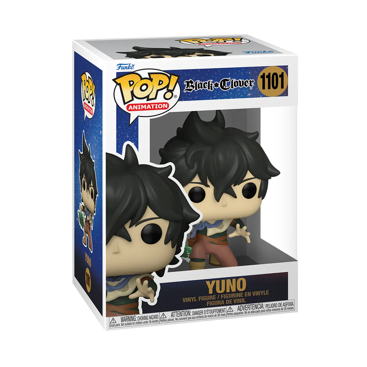 Yuno Black Clover Funko Pop! Anime Vinyl Figure - Image 2