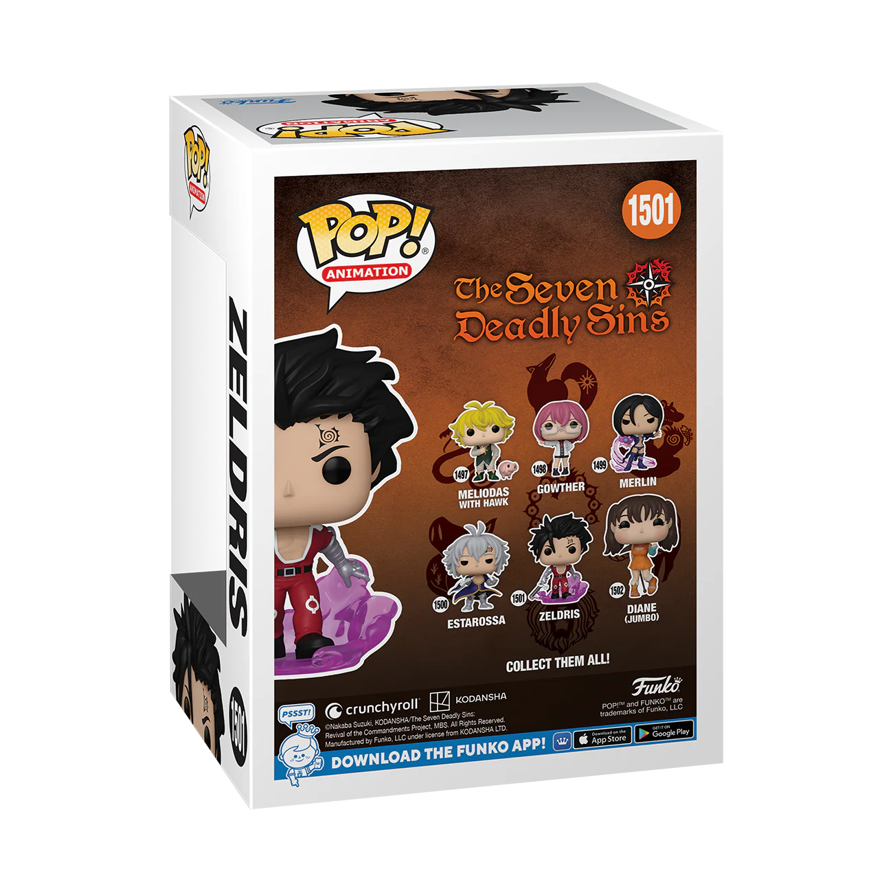 Zeldris The Seven Deadly Sins Funko Pop! Anime Vinyl Figure - Image 3