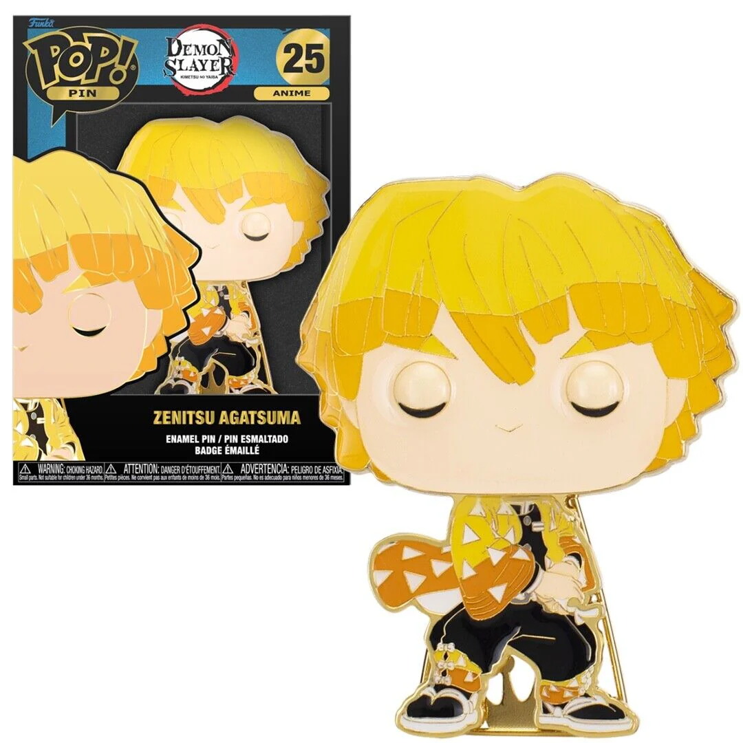 Zenitsu Agatsuma Demon Slayer Funko Pop! Anime Pin